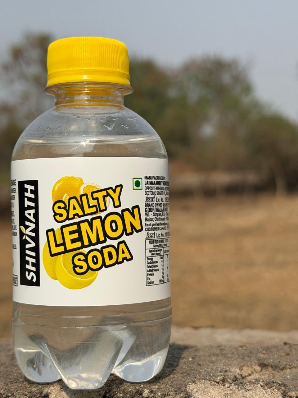 Shivnath Nimbu Shikanji bottle outdoors