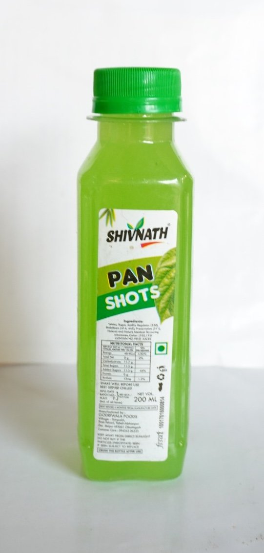 Shivnath Pan Shots bottle